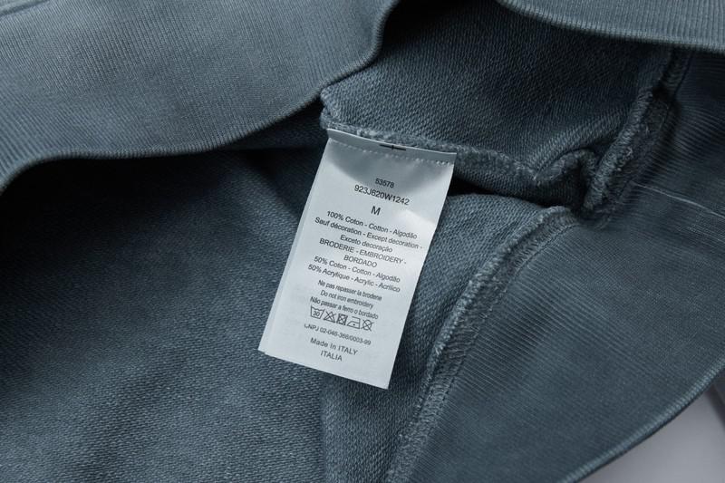 Худи Christian Dior Central Big Frontside Logo Dior "Blue" фото № 7