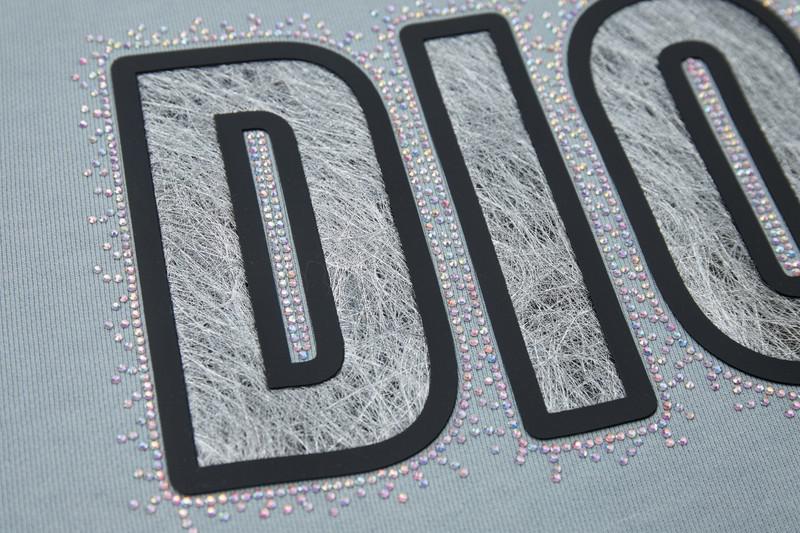 Худи Christian Dior Central Big Frontside Logo Dior "Blue" фото № 4