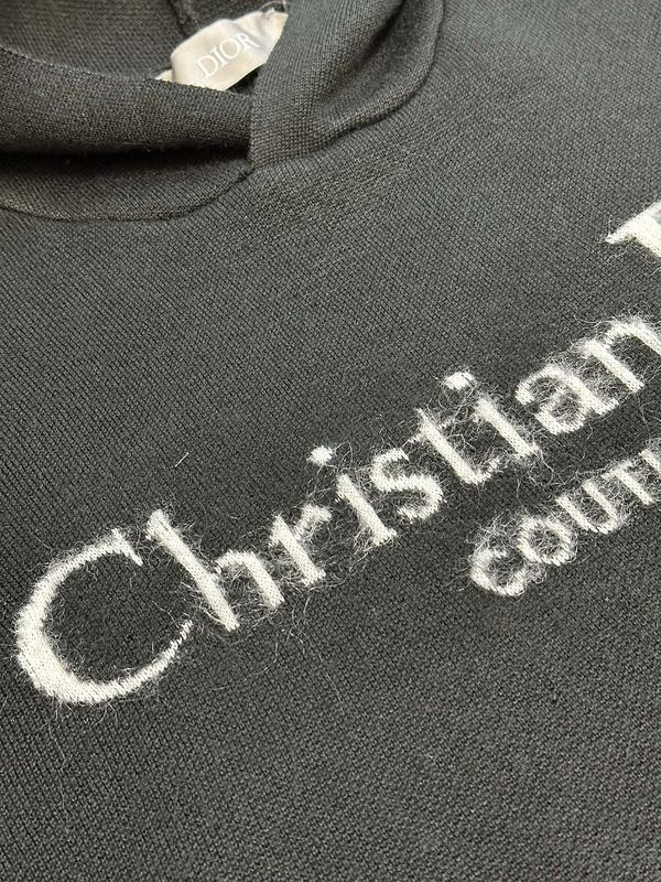 Худи Christian Dior Frontside Logo White Couture "Black" фото № 7