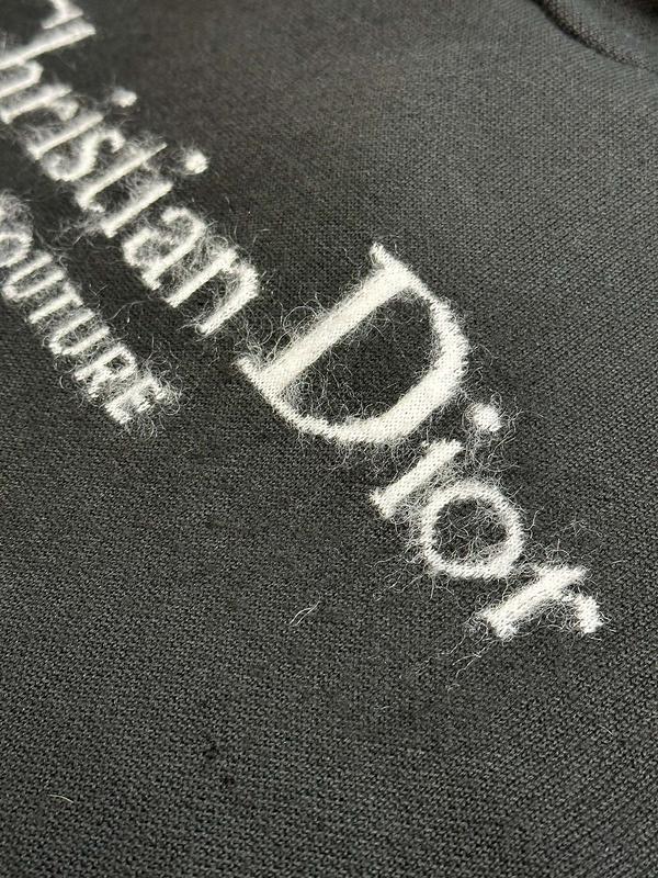 Худи Christian Dior Frontside Logo White Couture "Black" фото № 6