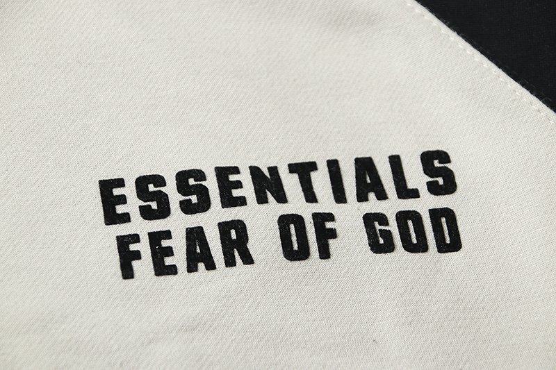 Худи Fear Of God Essentials "Black/Beige" фото № 7