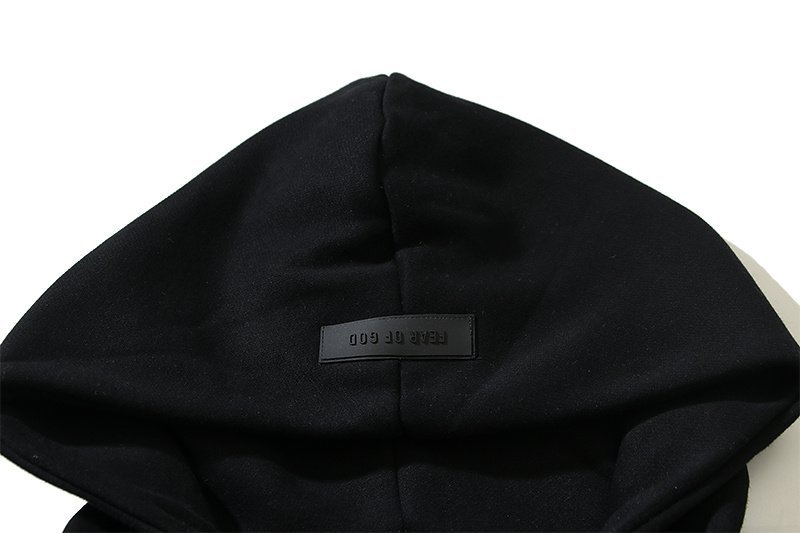 Худи Fear Of God Street Style - With Logo "Black" фото № 5