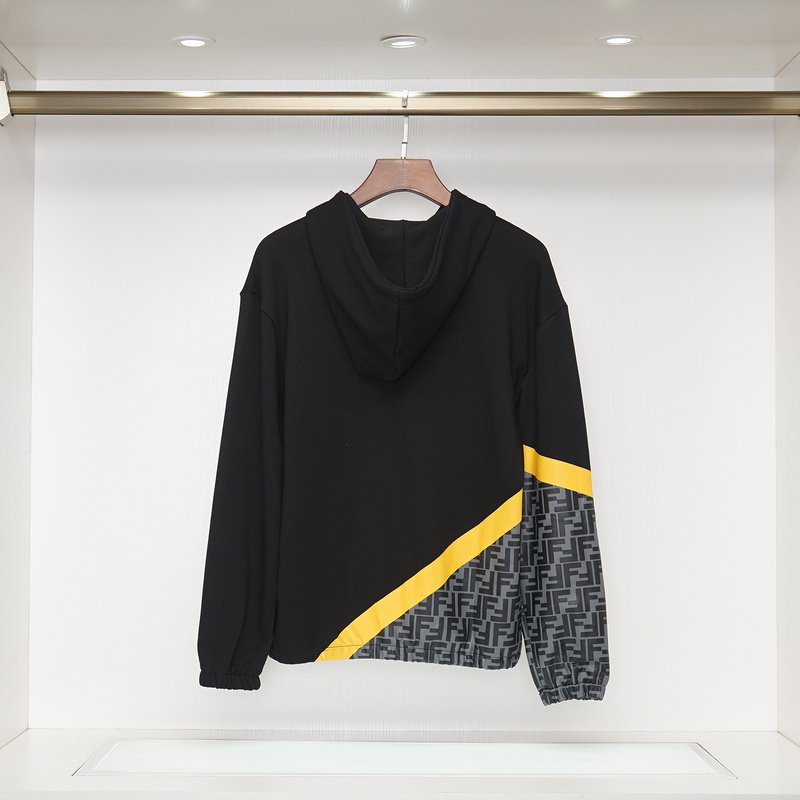 Худи Fendi Roma Upside Down Letters "Black" фото № 2