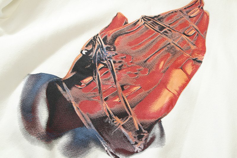 Худи Four Caccus Hand Print "White" фото № 2