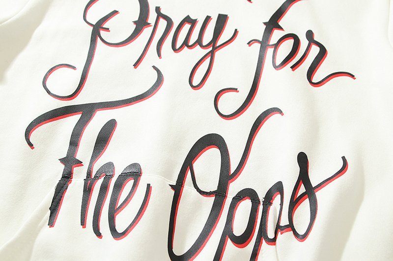 Худи Four Caccus Hand Print "White" фото № 9