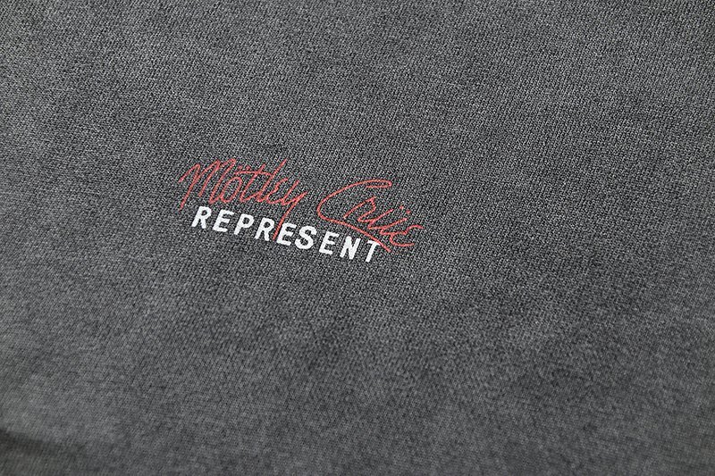 Худи Four Caccus X Represent Dragon Logo "Gray" фото № 6