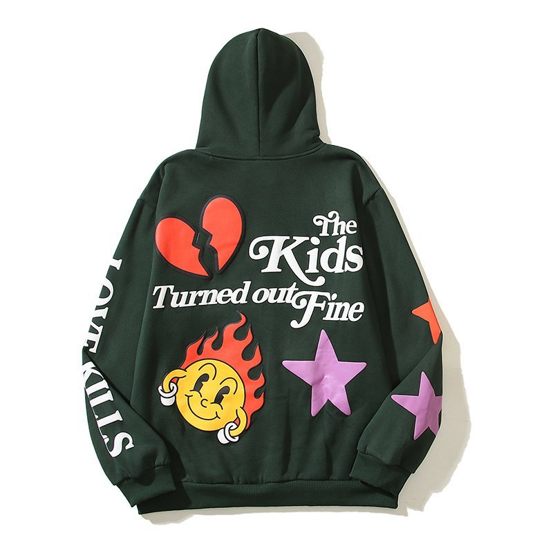 Худи Four Caccus Kids Turned Out Fine "Green" фото № 2