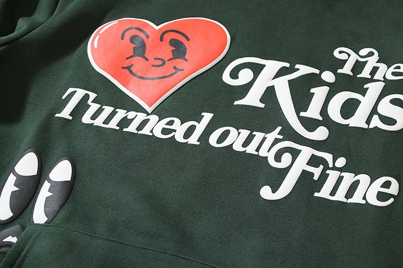 Худи Four Caccus Kids Turned Out Fine "Green" фото № 7