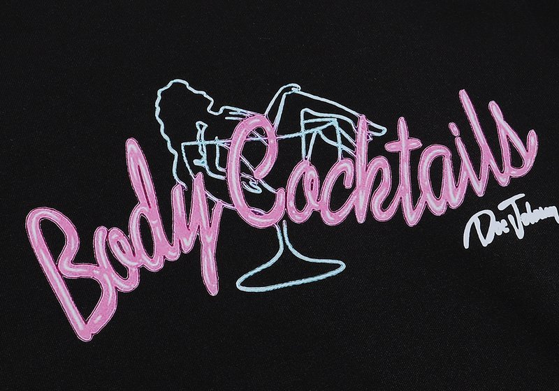 Худи Gallery Dept Body Cocktails "Black" фото № 7