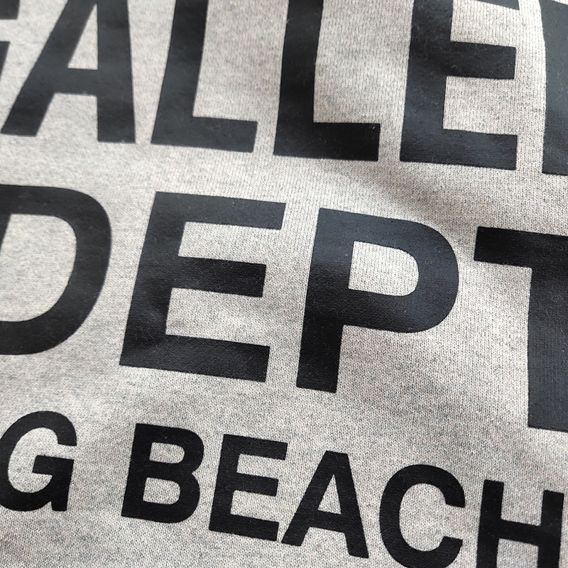 Худи Gallery Dept Long Beach "Gray/White" фото № 5
