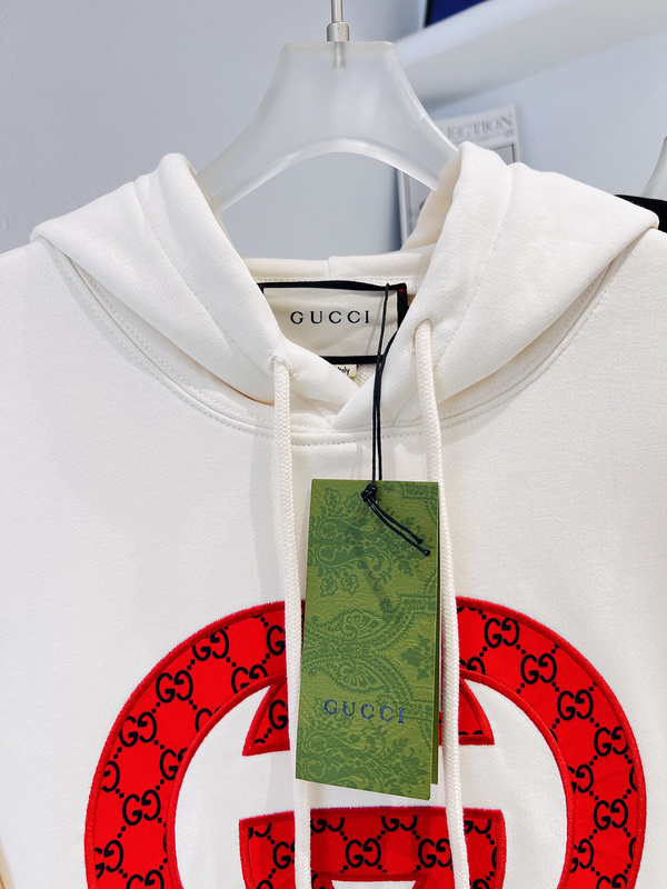 Худи Gucci With Big Logo "White" фото № 4