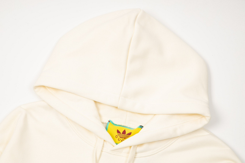 Худи Gucci With A Large Adidas Logo "White" фото № 4