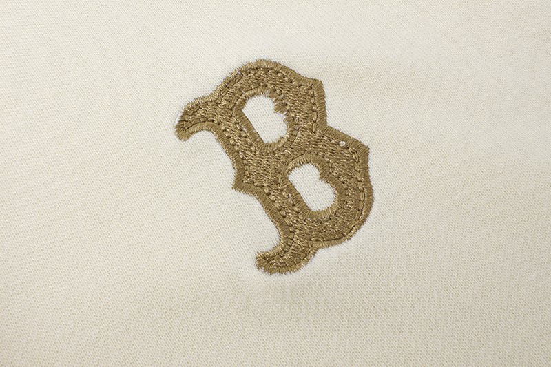 Худи MLB Embroidery Brand Logo Zip "Beige" фото № 3