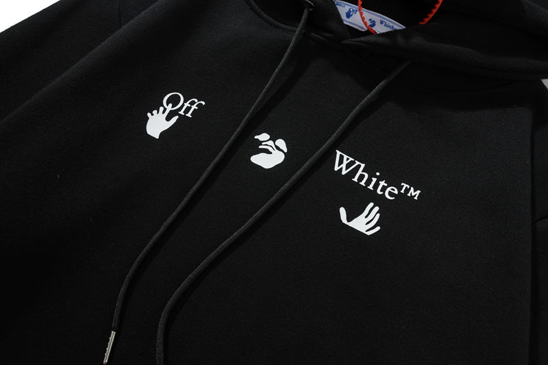 Худи Off White Small Emblems "Black" фото № 5