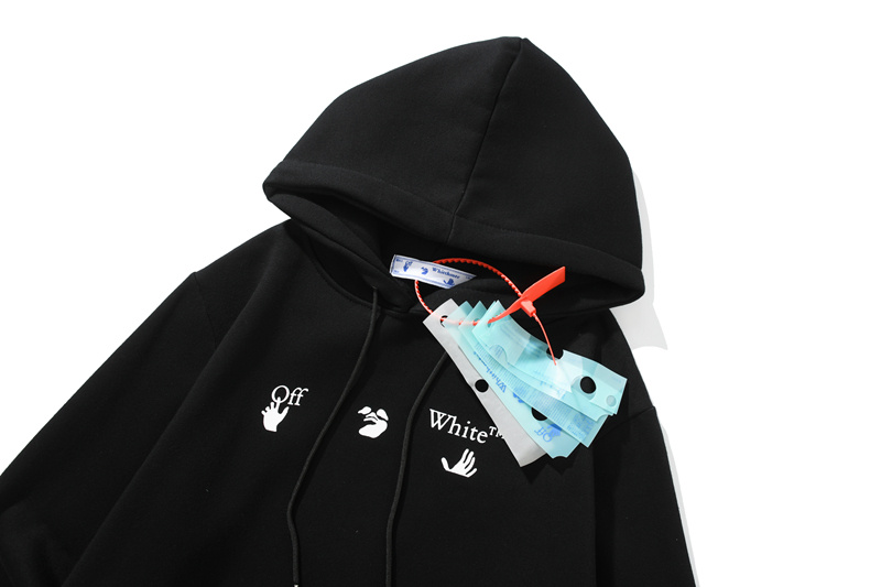 Худи Off White Small Emblems "Black" фото № 7
