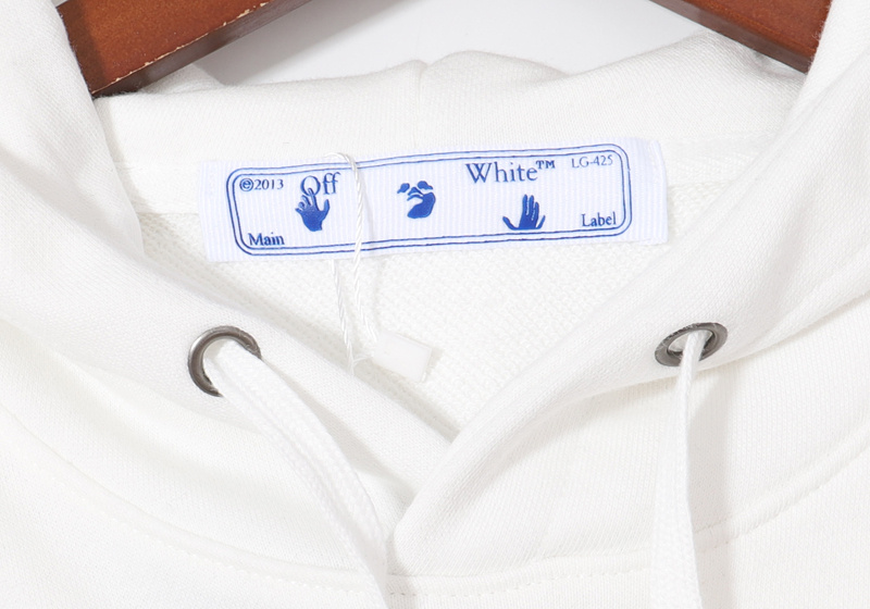 Худи Off White Jersey "White" фото № 5
