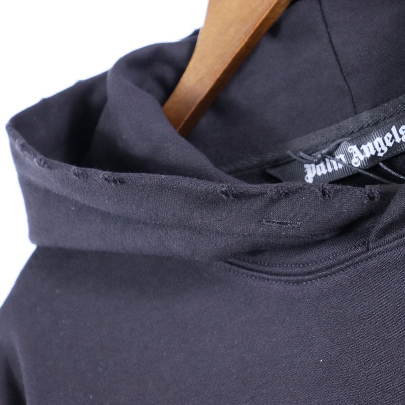 Худи Palm Angels Text Logo And Monogram "Black" фото № 5