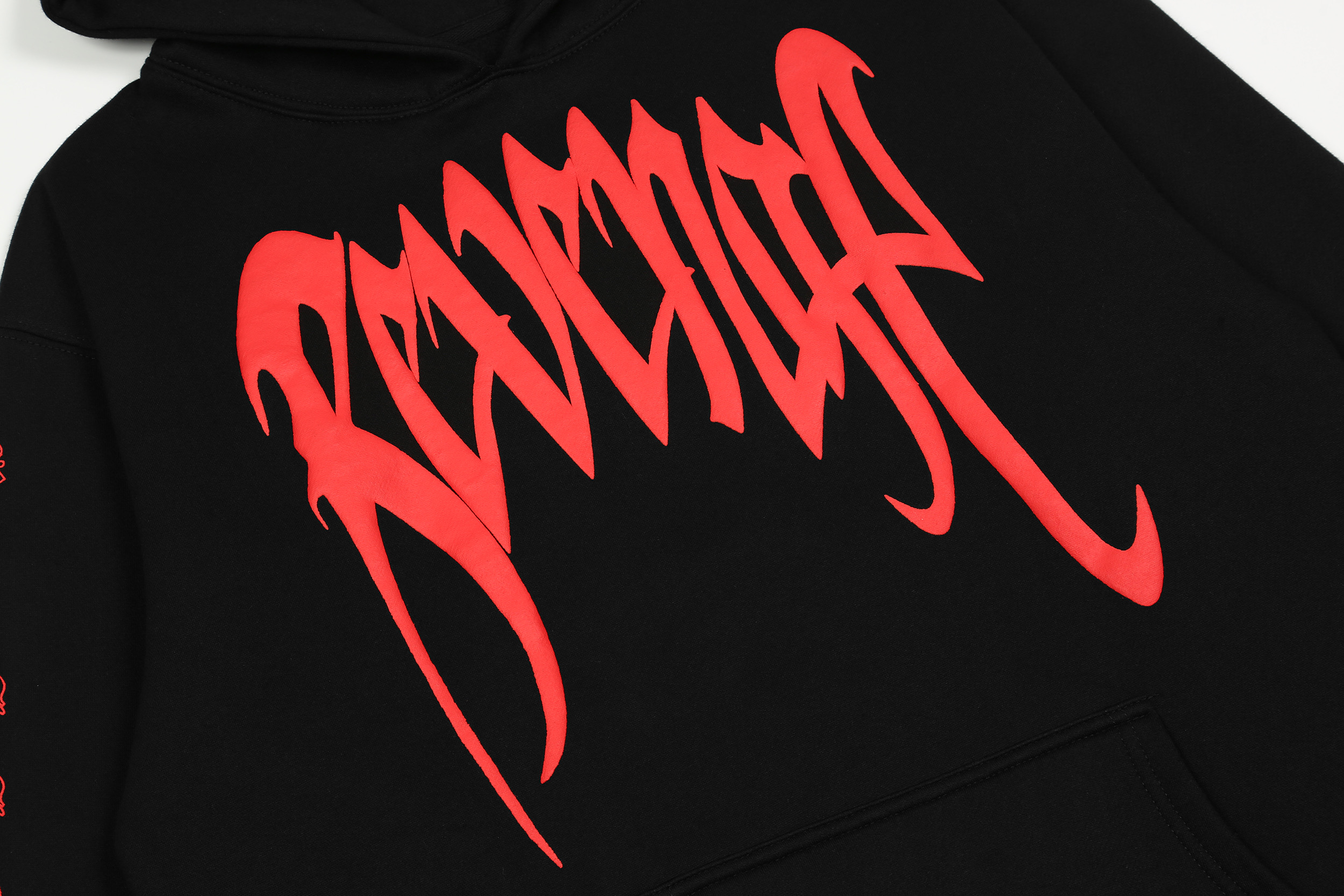 Худи Revenge Palm Print on Your Back "Black" фото № 5