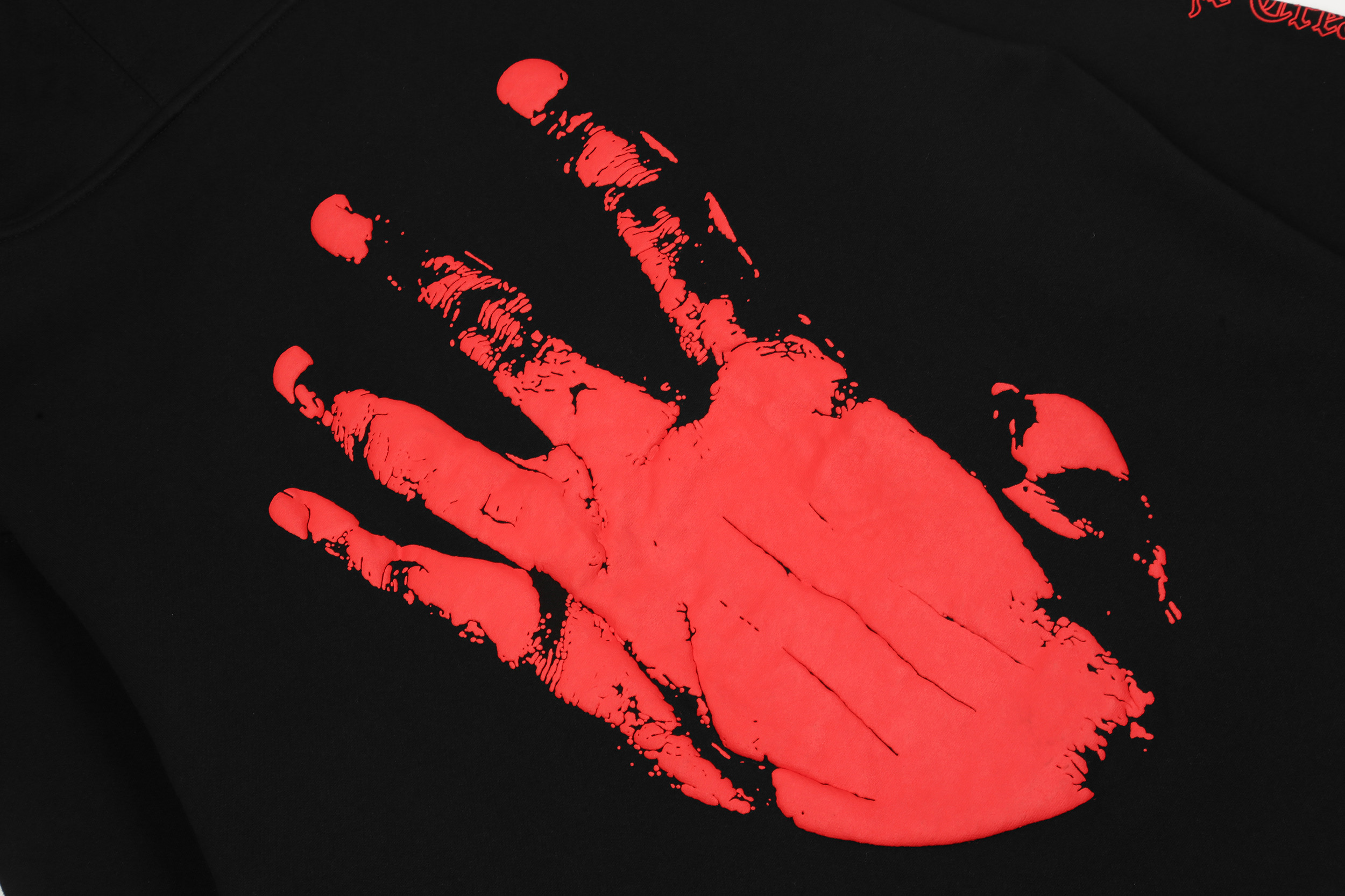 Худи Revenge Palm Print on Your Back "Black" фото № 6