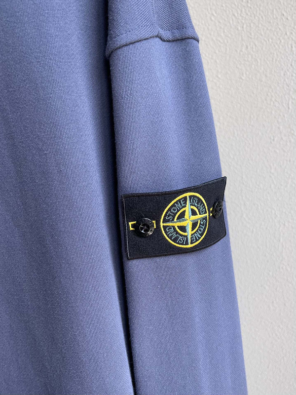Худи Stone Island With A Patch "Blue" фото № 5