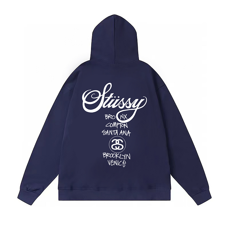 Худи Stussy Facsimile Print "Blue" фото № 2