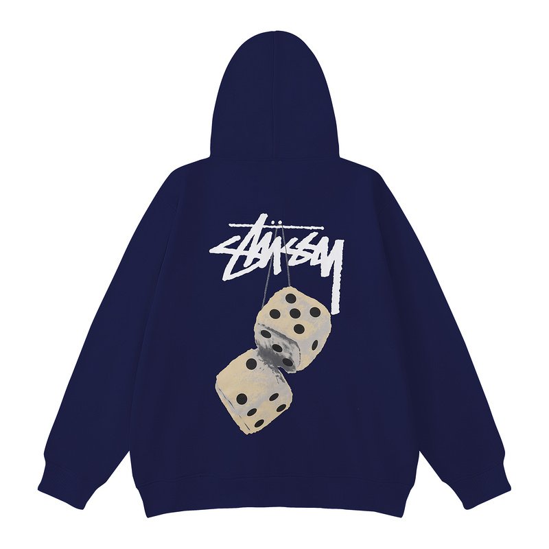 Худи Stussy Soft Colored Cubes "Blue" фото № 3