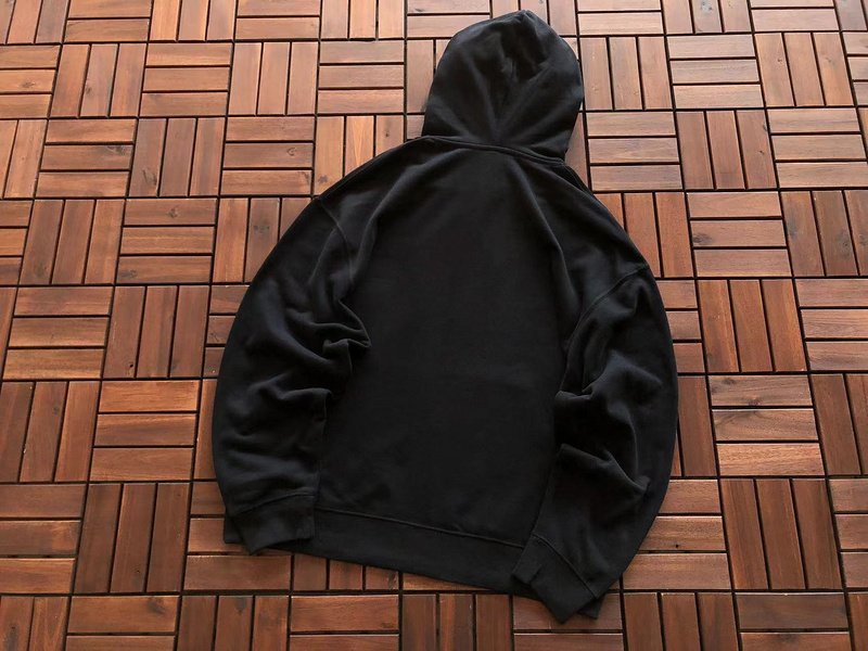 Худи Stussy Circle From Multicolor Details And Big Front Pocket "Black" фото № 2