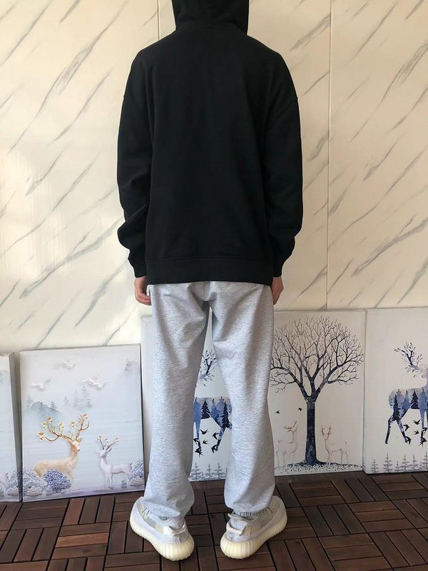 Худи Stussy Circle From Multicolor Details And Big Front Pocket "Black" фото № 9