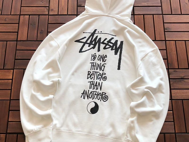 Худи Stussy Inscription Is One Thing Better Than Another "White" фото № 3