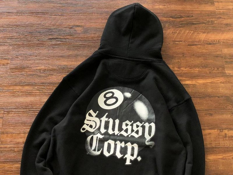 Худи Stussy Ball With Number Back Print "Black" фото № 2