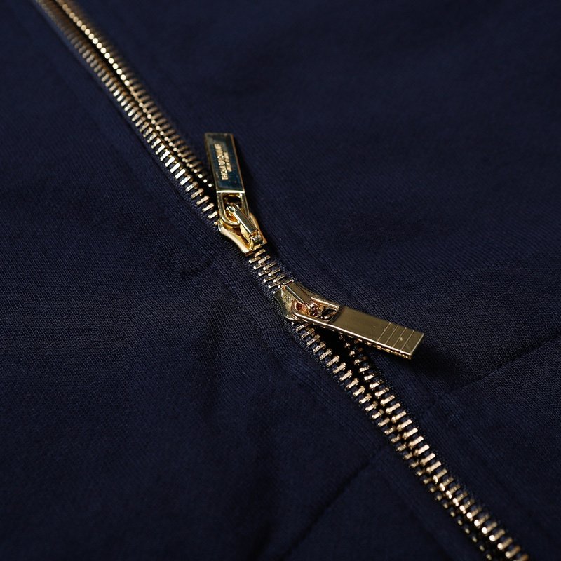 Худи Thom Browne With Stripes ZIP "Black/Blue" фото № 2