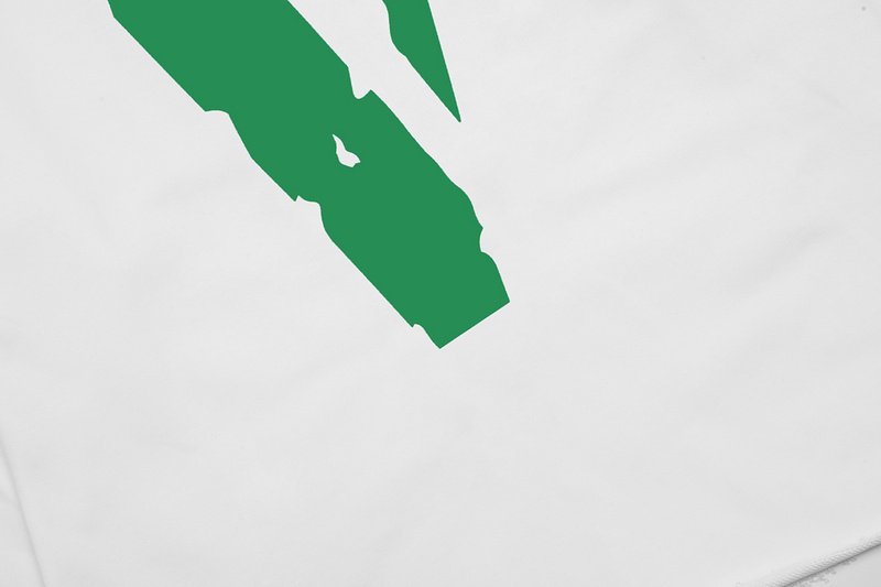 Худи Vlone Green Text Friends "White" фото № 4