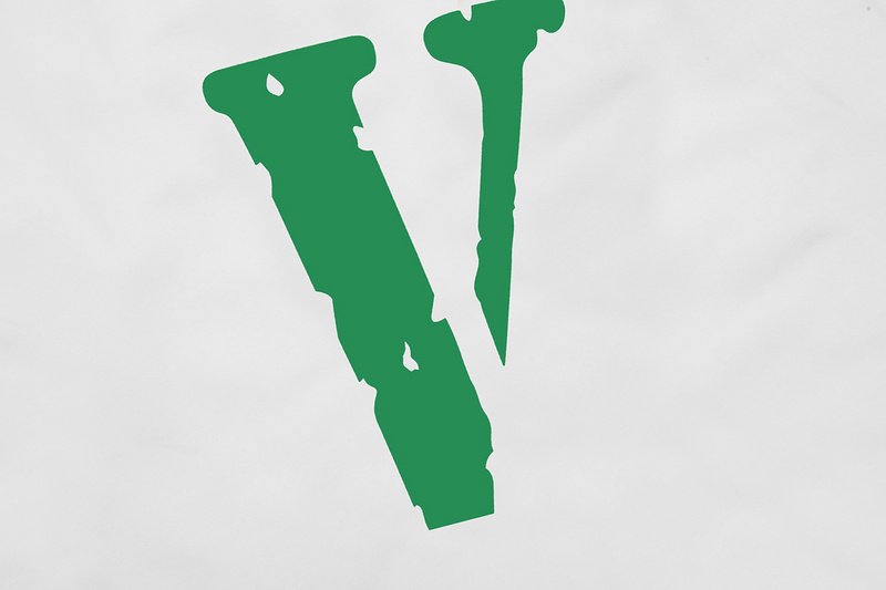 Худи Vlone Green Text Friends "White" фото № 5