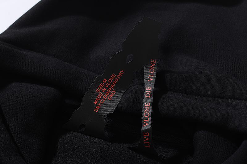 Худи Vlone Big Blue V "Black" фото № 9