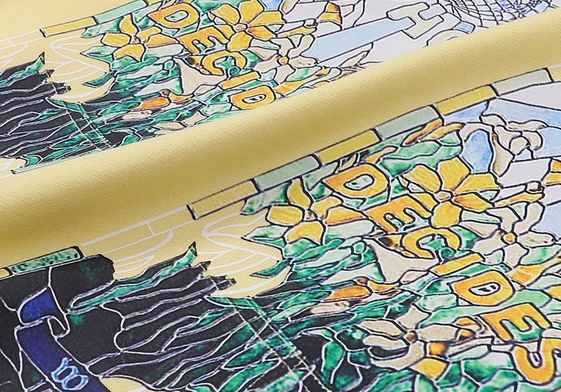 Худи Who Decides War Bright Print "Yellow" фото № 6