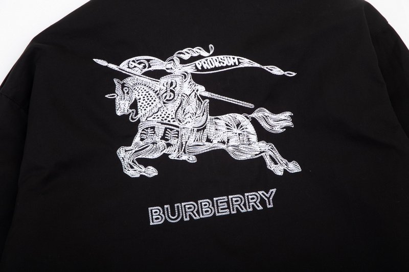 Олимпийка Burberry With Logo On The Back "Black" фото № 7
