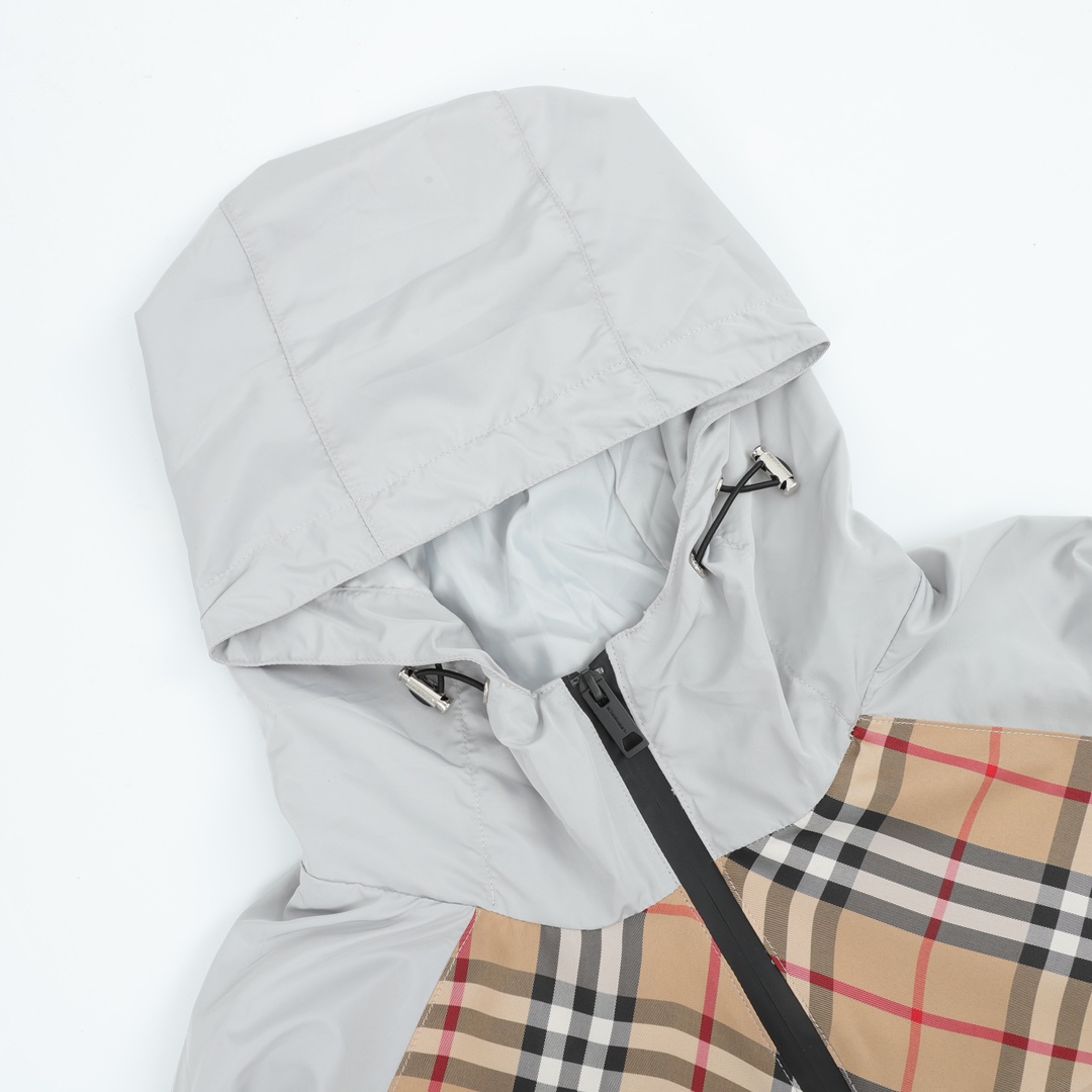 Ветровка Burberry Checkered Tab "White" фото № 3