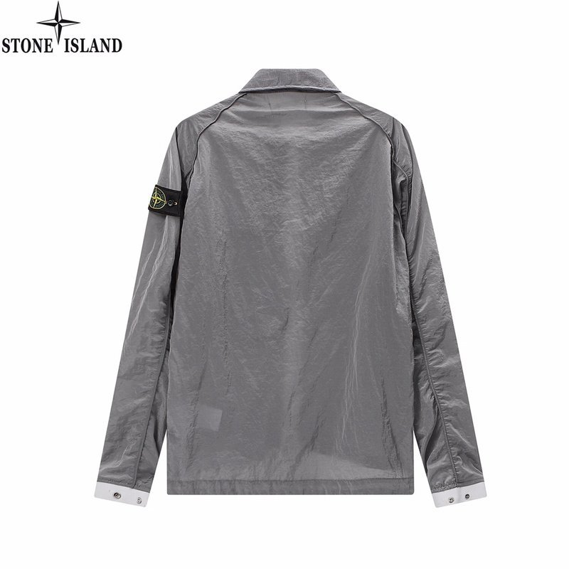 Олимпийка Stone Island Classic With Logo "Gray" фото № 2