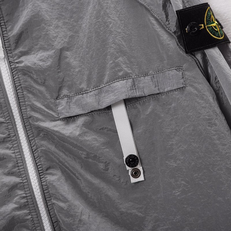 Олимпийка Stone Island Classic With Logo "Gray" фото № 3