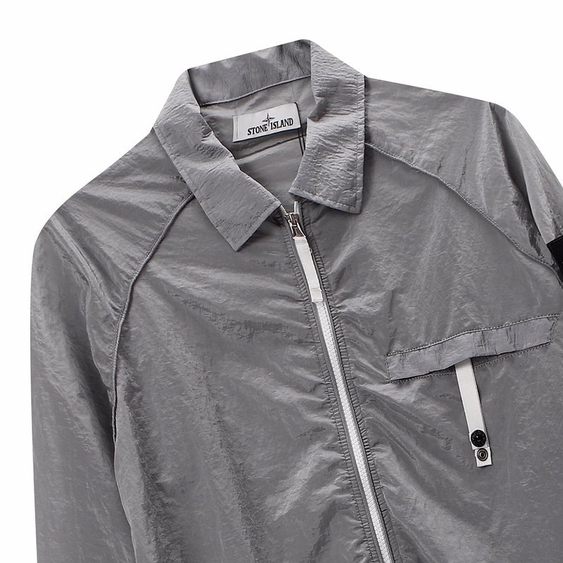 Олимпийка Stone Island Classic With Logo "Gray" фото № 8