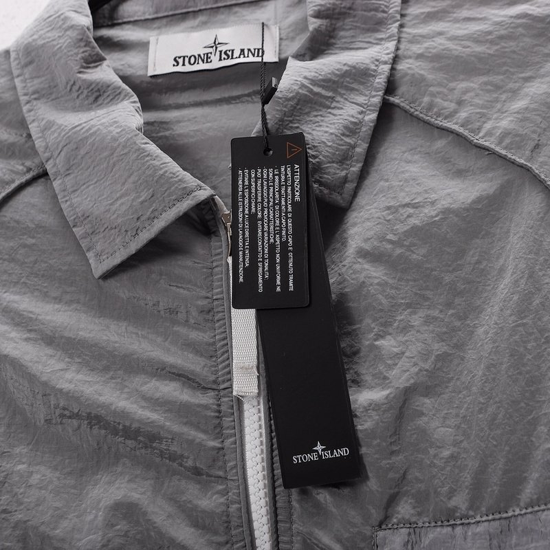 Олимпийка Stone Island Classic With Logo "Gray" фото № 5