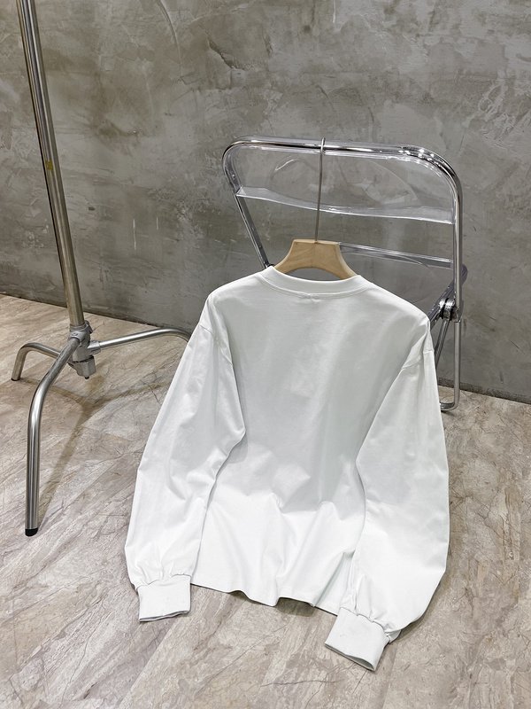 Лонгслив Balenciaga With Link To The Website "White" фото № 3