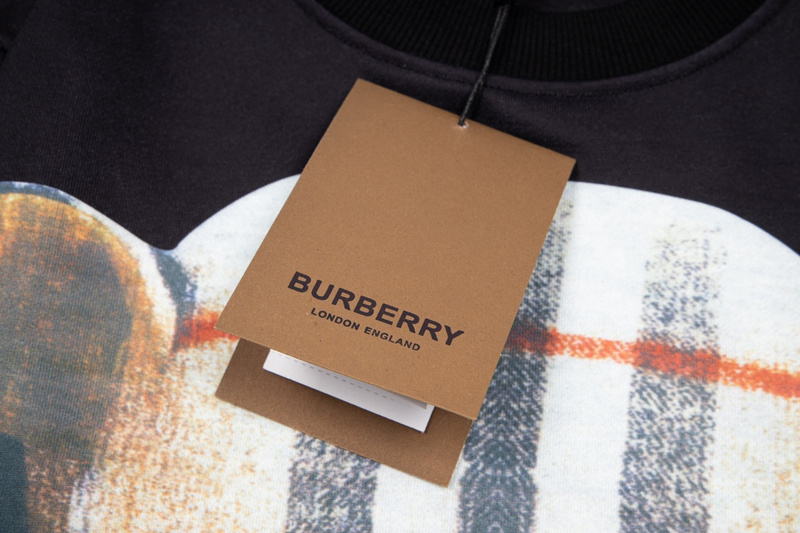 Лонгслив Burberry Large Print With A Bear "Black" фото № 5