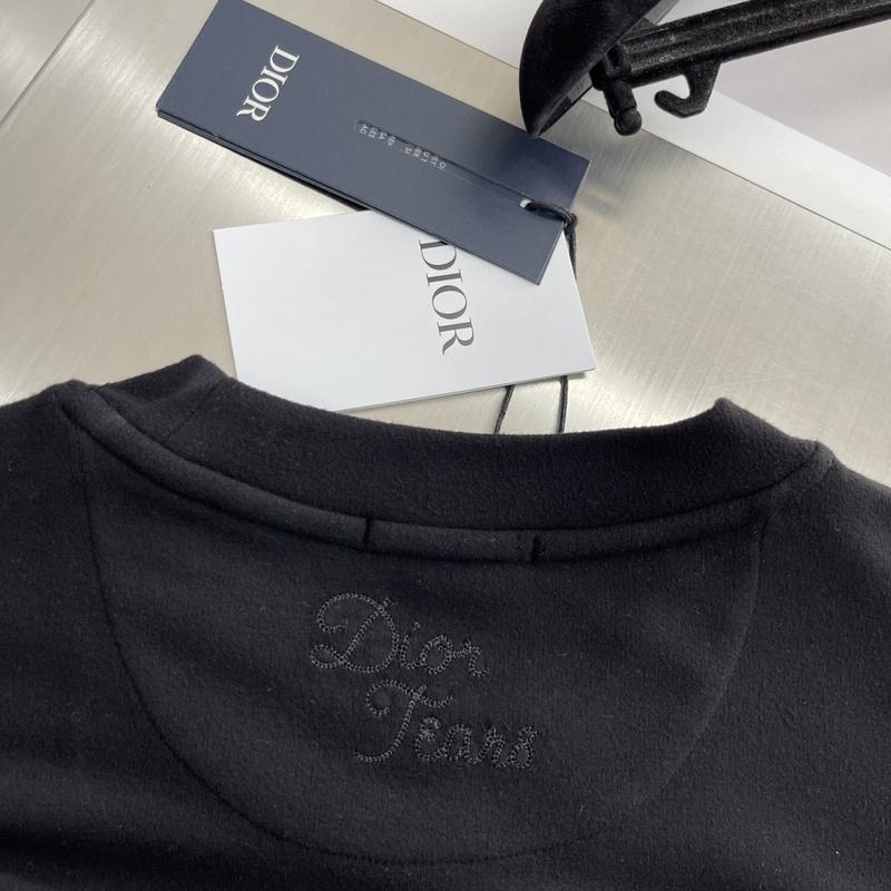 Лонгслив Christian Dior Frontside Logo Dior "Black" фото № 5