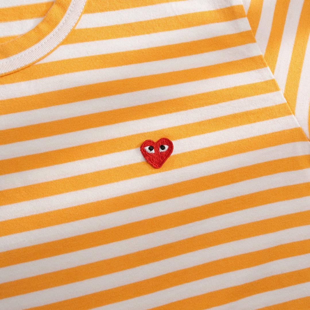 Лонгслив Comme des Garçons Red Logo Colors "Yellow" фото № 4