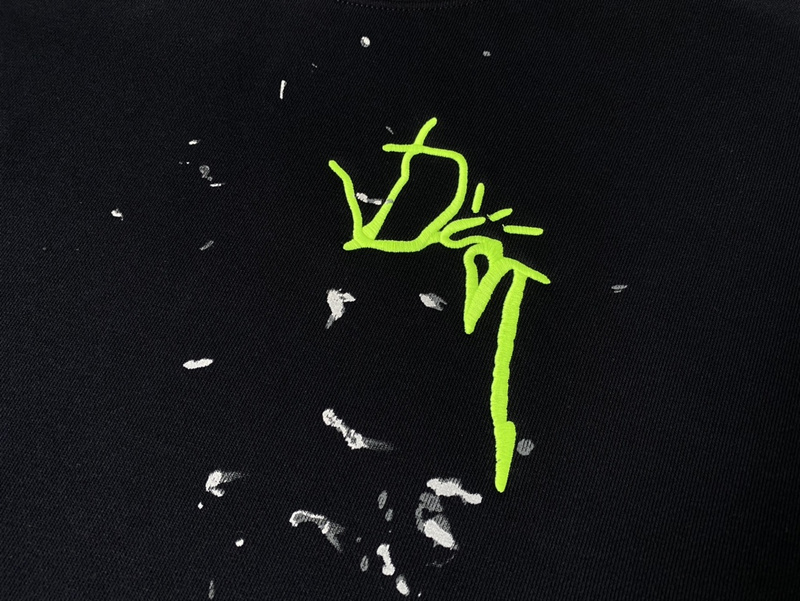 Лонгслив Dior Slob Style "Black" фото № 3