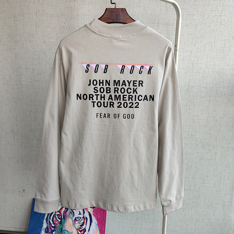 Лонгслив Fear Of God Text Sob Rock "White" фото № 3