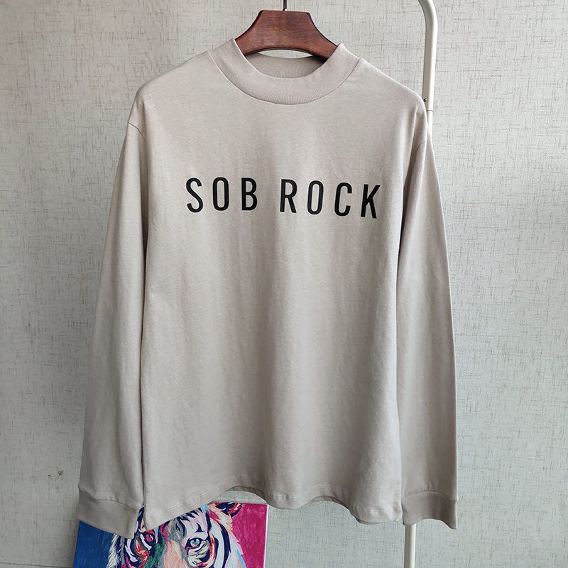 Лонгслив Fear Of God Text Sob Rock "White" фото № 4