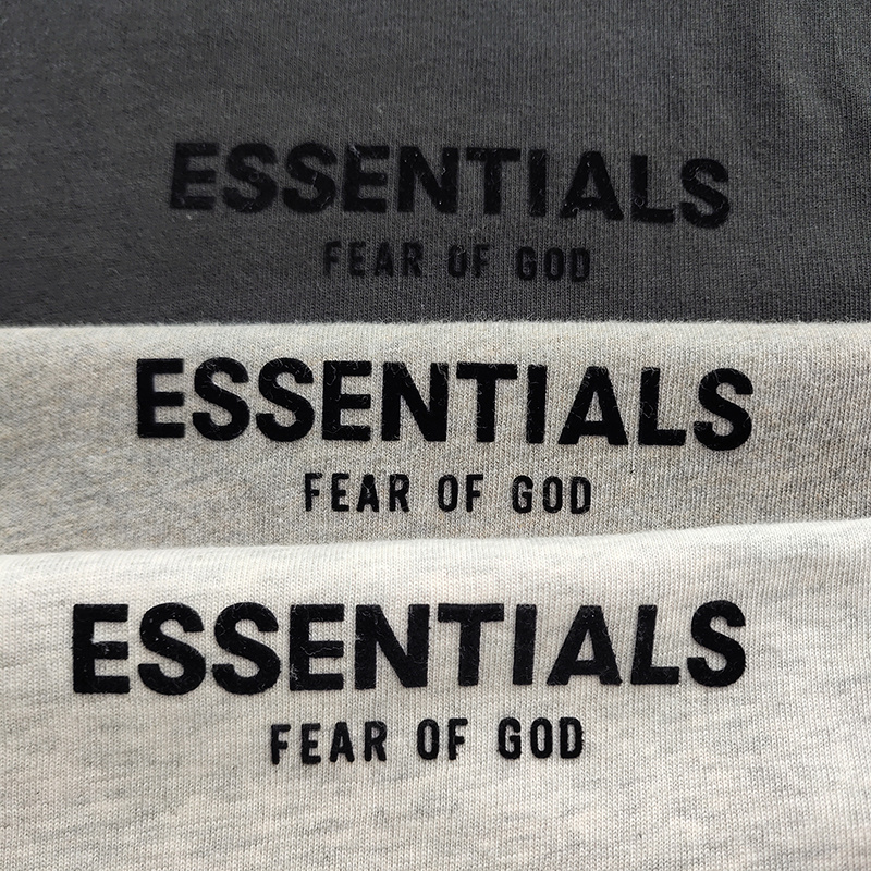 Лонгслив Fear Of God With Logo Essentials "Black" фото № 5