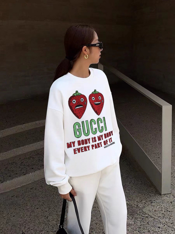 Лонгслив Gucci The Frightened Berry "White" фото № 7